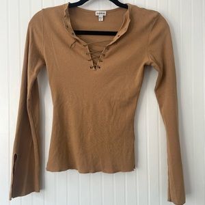Vintage Bebe long Sleeve Top Size Small